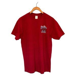 Smoky Mountain Rod Run Red S/S T-Shirt Men's L Pigeon Forge TN